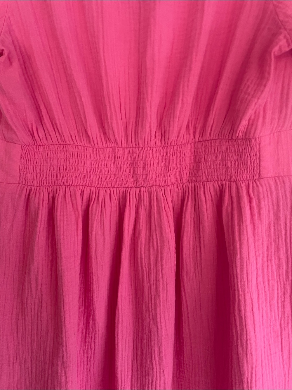 Boden Pink V-Neck Fit-and-Flare Short Sleeve Dress Size 12R - Picture 8 of 16